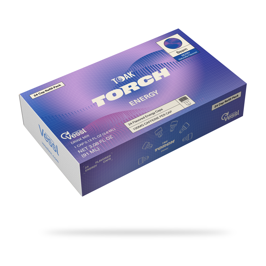 TOAK Torch Energy: Beam Flavor 24 Cap Refill Pack