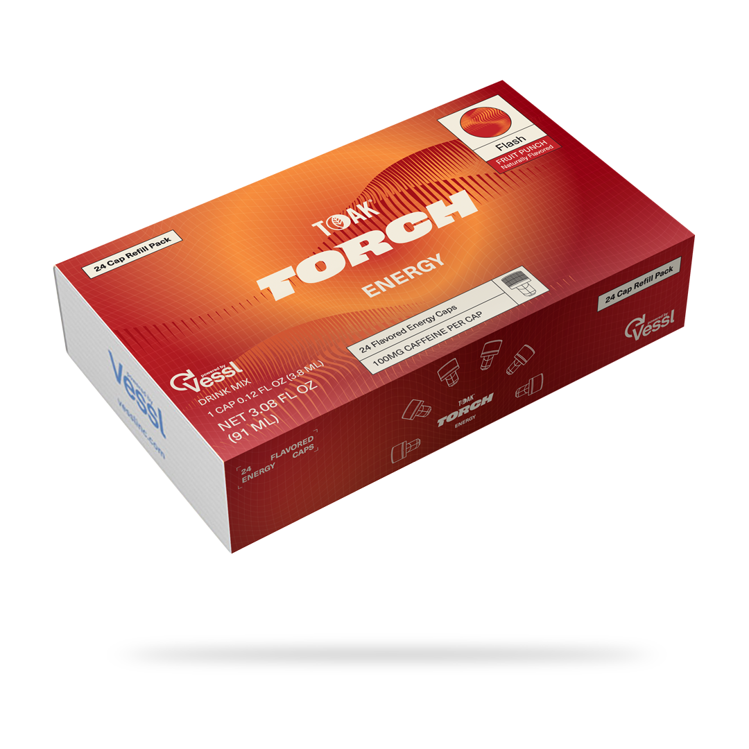 TOAK Torch Energy: Flash Flavor 24 Cap Refill Pack