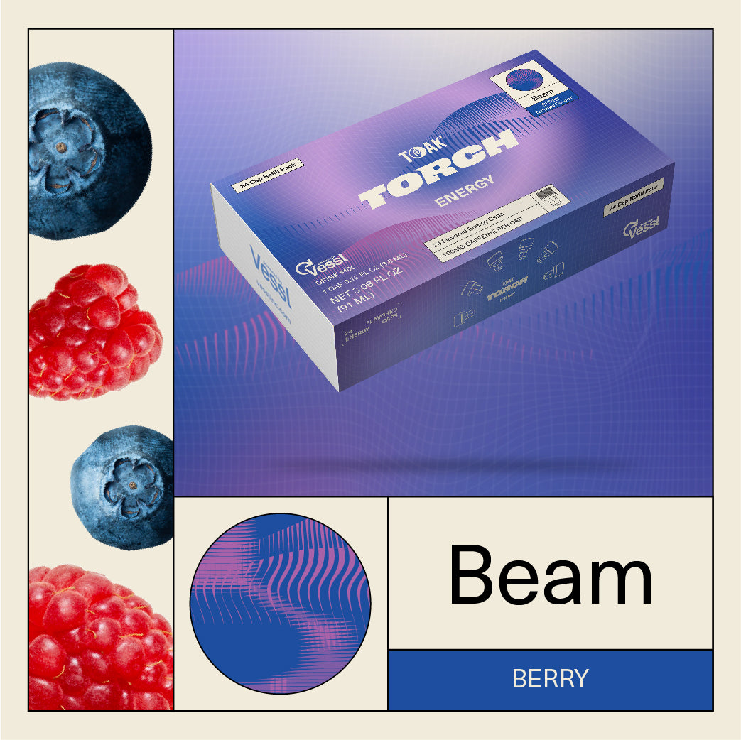 TOAK Torch Energy: Beam Flavor 24 Cap Refill Pack