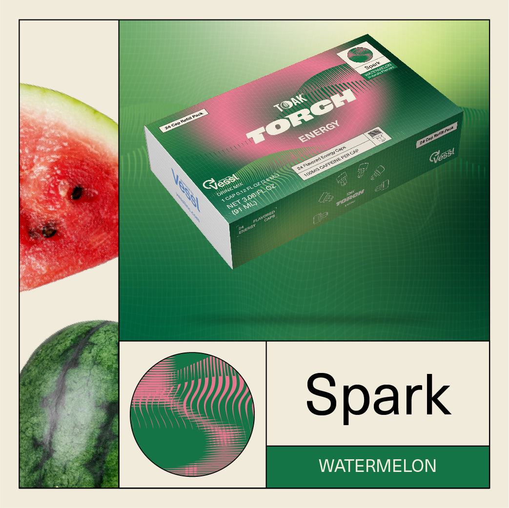 TOAK Torch Energy: Spark Flavor 24 Cap Refill Pack